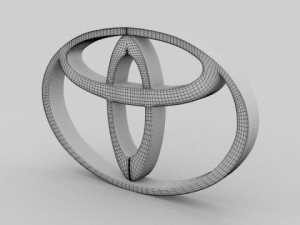 toyota logo 3D 모델