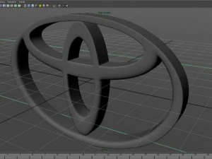 toyota logo 3D Model