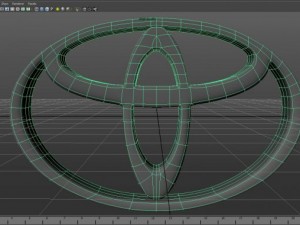 toyota logo 3D 모델