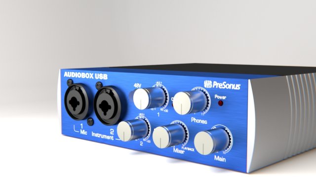 presonus audio box usb 3D Model .c4d .max .obj .3ds .fbx .stl .blend 