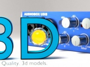 presonus audio box usb 3D Model