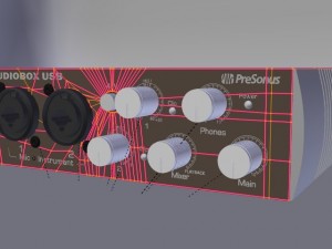 presonus audio box usb 3D Model
