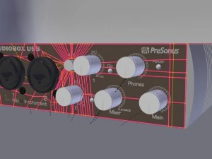 presonus audio box usb 3D Model
