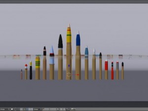 bullets collection 3D 模型