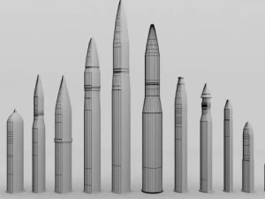 弾丸コレクション 3Dモデル