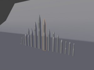 bullets collection 3D 模型
