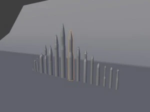 弾丸コレクション 3Dモデル