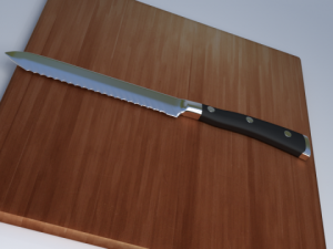 kitchen knives 3D Model