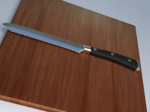 noże kuchenne Model 3D