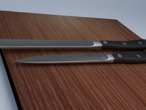 kitchen knives 3D Model