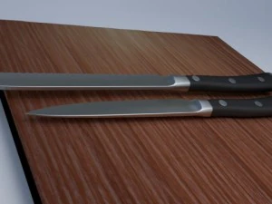 noże kuchenne Model 3D
