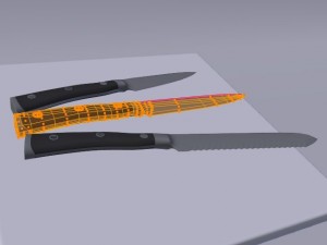 kitchen knives 3D Model