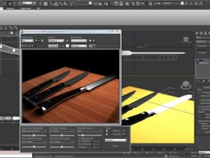 kitchen knives 3D Model