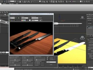 noże kuchenne Model 3D