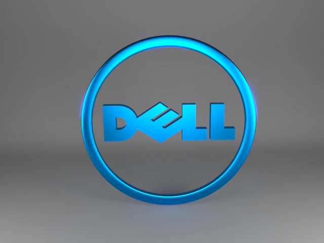 戴尔标志 3D 模型 .c4d .max .obj .3ds .fbx .stl .blend 