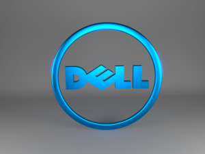dell logo Model 3D