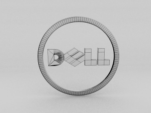 dell logo 3D Model