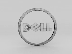 戴尔标志 3D 模型