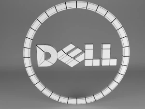 戴尔标志 3D 模型