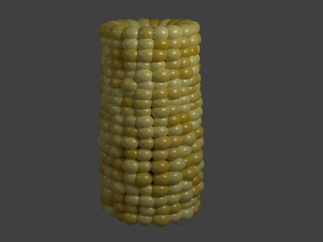 corn on the cob 3D 모델 .c4d .max .obj .3ds .fbx .stl .blend 