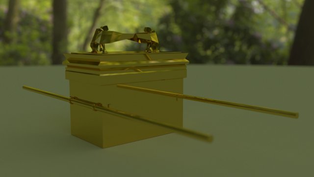ark of the covenant 3D Model .c4d .max .obj .3ds .fbx .stl .blend 