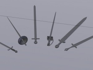 swords pack 3D Model