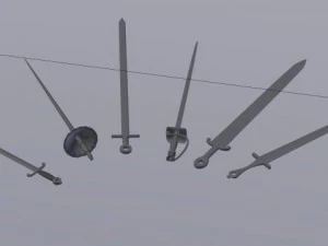 剣パック 3Dモデル