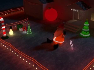christmas house bundle 3D Model