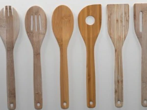 bamboo spatula and spoon collection 3D Model