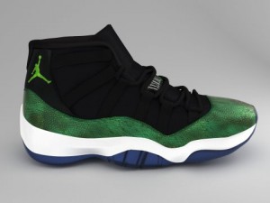 air jordan 11 green snakeskin 3D Modell in Kleidung 3DExport