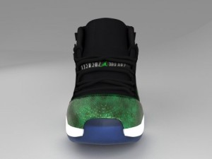 air jordan 11 green snakeskin 3D Modell in Kleidung 3DExport