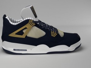 air jordan 4 blue Modèle 3D