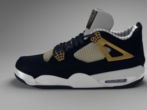 air jordan 4 blue 3D Model
