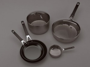 pots and pans set 2 3Dモデル