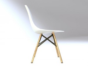 eames dsw dining chair 3D 모델