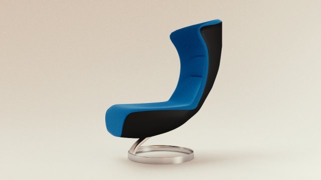 modern lounge chair design Model 3D .c4d .max .obj .3ds .fbx .stl .blend 