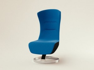 modern lounge chair design Model 3D