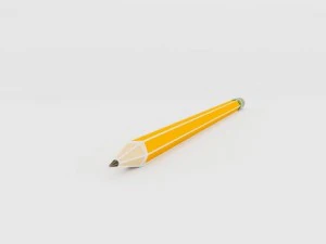 鉛筆 3Dモデル