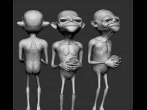 bd alien Modèle 3D