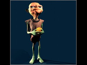 bd alien Modelo 3D
