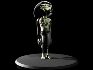 bd alien Modelo 3D