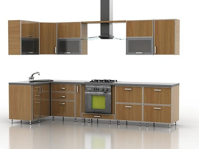 kitchen cabinet 2 3Dモデル .c4d .max .obj .3ds .fbx .stl .blend 