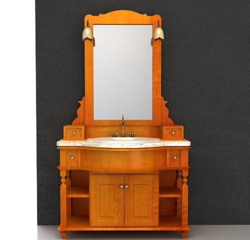 bathroom cabinet 3D Model .c4d .max .obj .3ds .fbx .stl .blend 