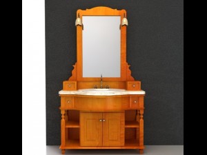 bathroom cabinet Modello 3D