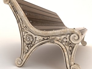 bench 3D Модель