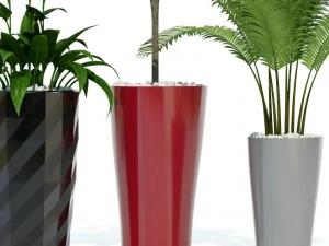 plants collection lechuza diamante delta 3D Model