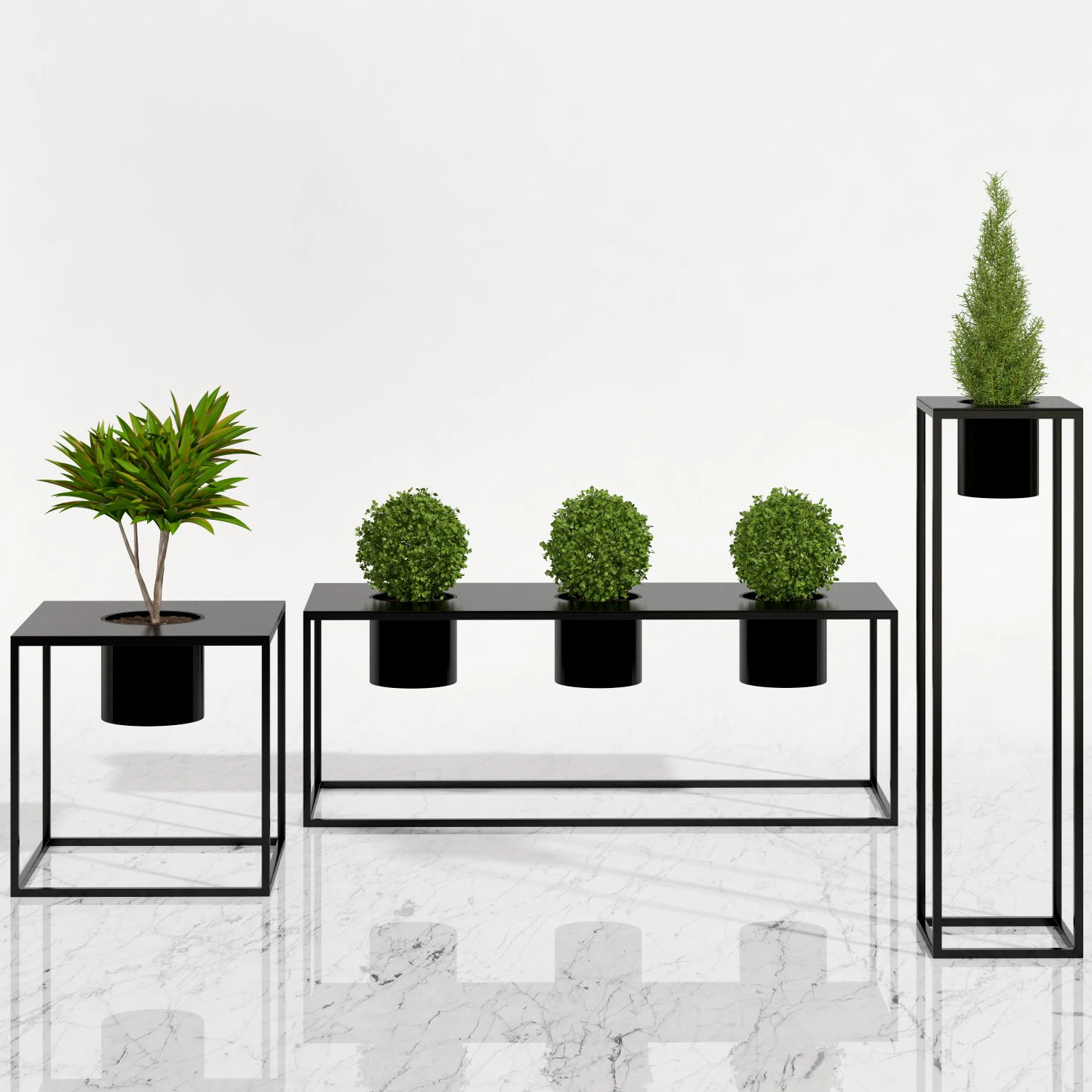 room plants 05 3D Model .c4d .max .obj .3ds .fbx .stl .blend 