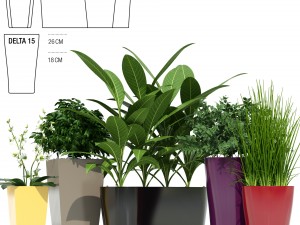 lechuza desktop pots 3D Model