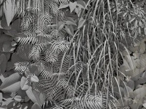 green wall 3D Model