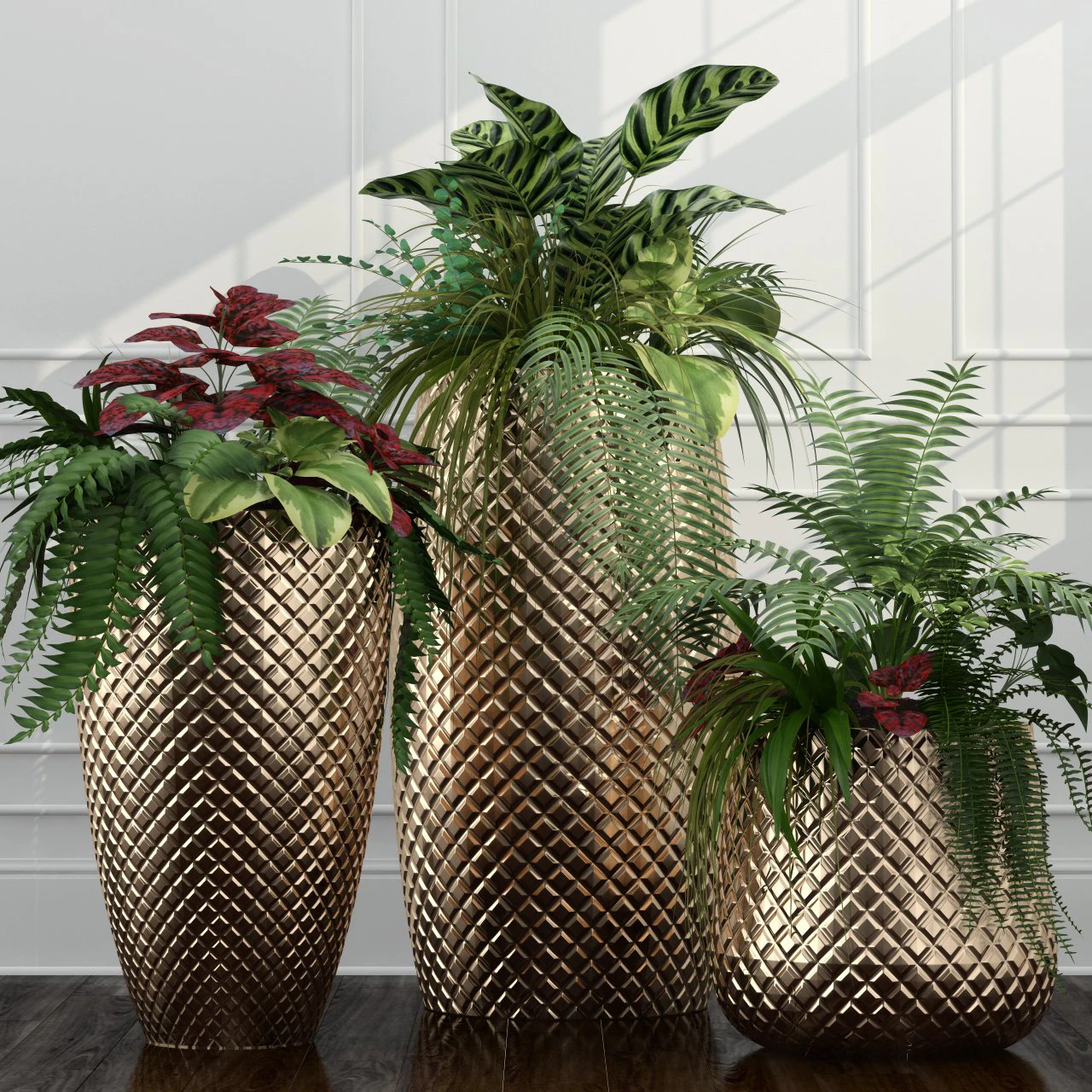 room plants 11 3D Model .c4d .max .obj .3ds .fbx .stl .blend 